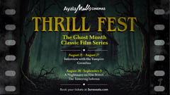 A SPOOKY LINEUP OF HOLLYWOOD CLASSICS for ghost month